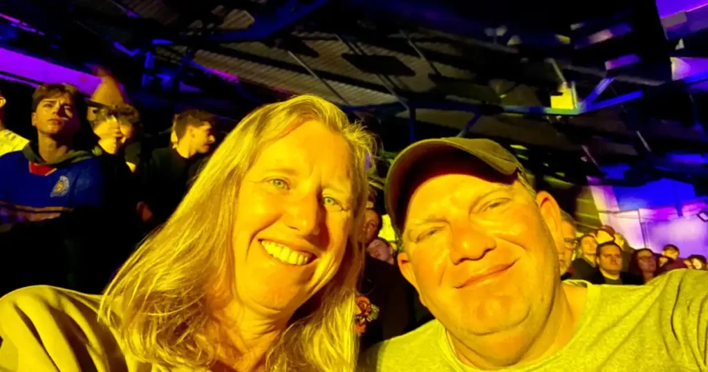 Meg and Dan at DMB show Florence