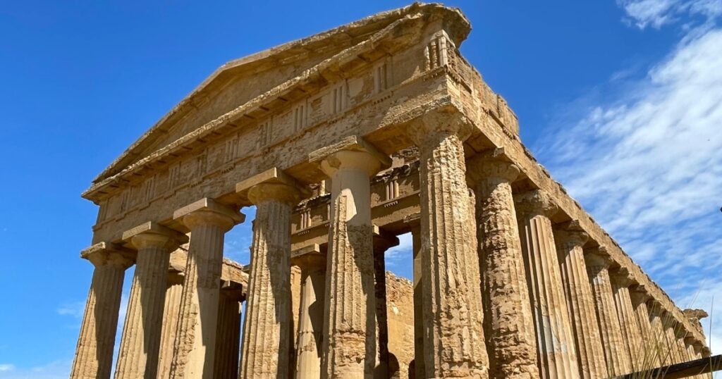 Greek ruins in sicily