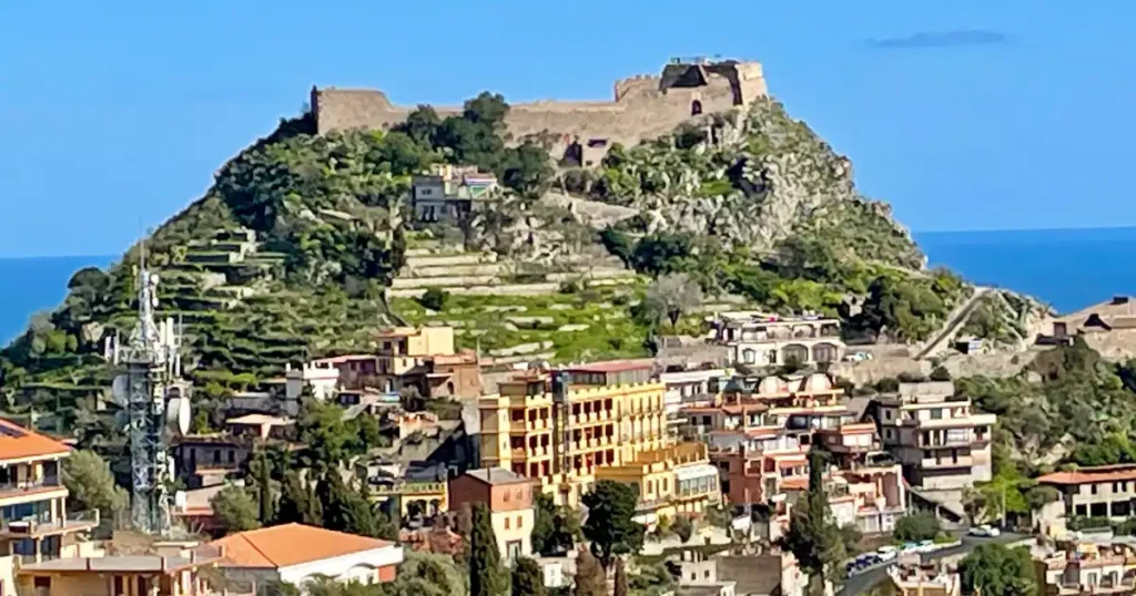 views of Castelmola from above